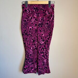 Lululemon Womens Base Pace High Rise Running Tights Cropped Cheetah‎ Magenta 4